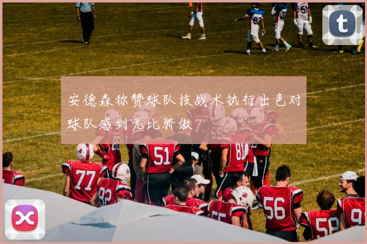 安德森称赞球队技战术执行出色对球队感到无比骄傲